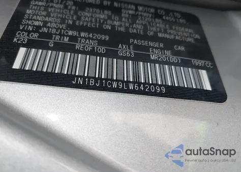 2020 Nissan Rogue Sport S Awd Xtronic Cvt from USA, damaged, VIN JN1BJ1CW9LW642099